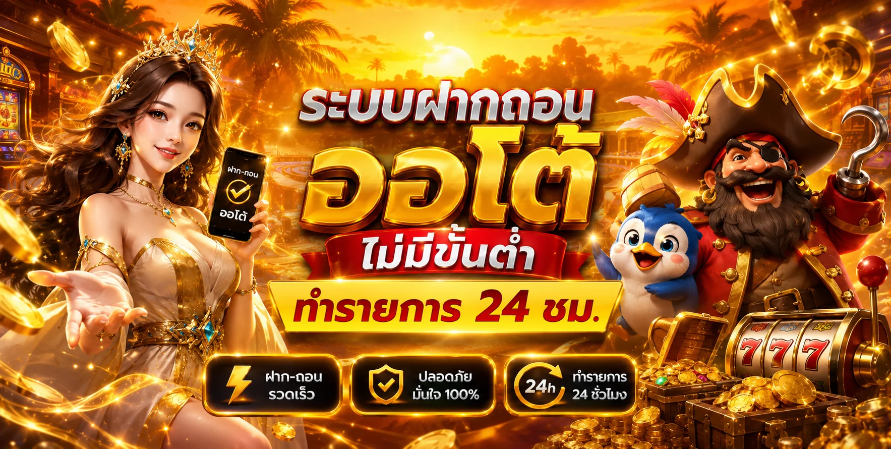 ฝากถอนออโต้ MST88 รวดเร็วภายใน 30 วินาที